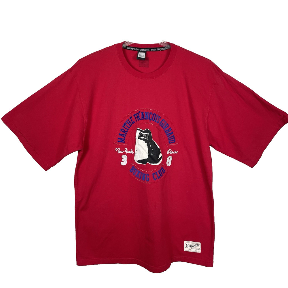 Vintage Marithe Francois Girbaud Boxing Club T-Shirt Size L 90s Y2K Streetwear
